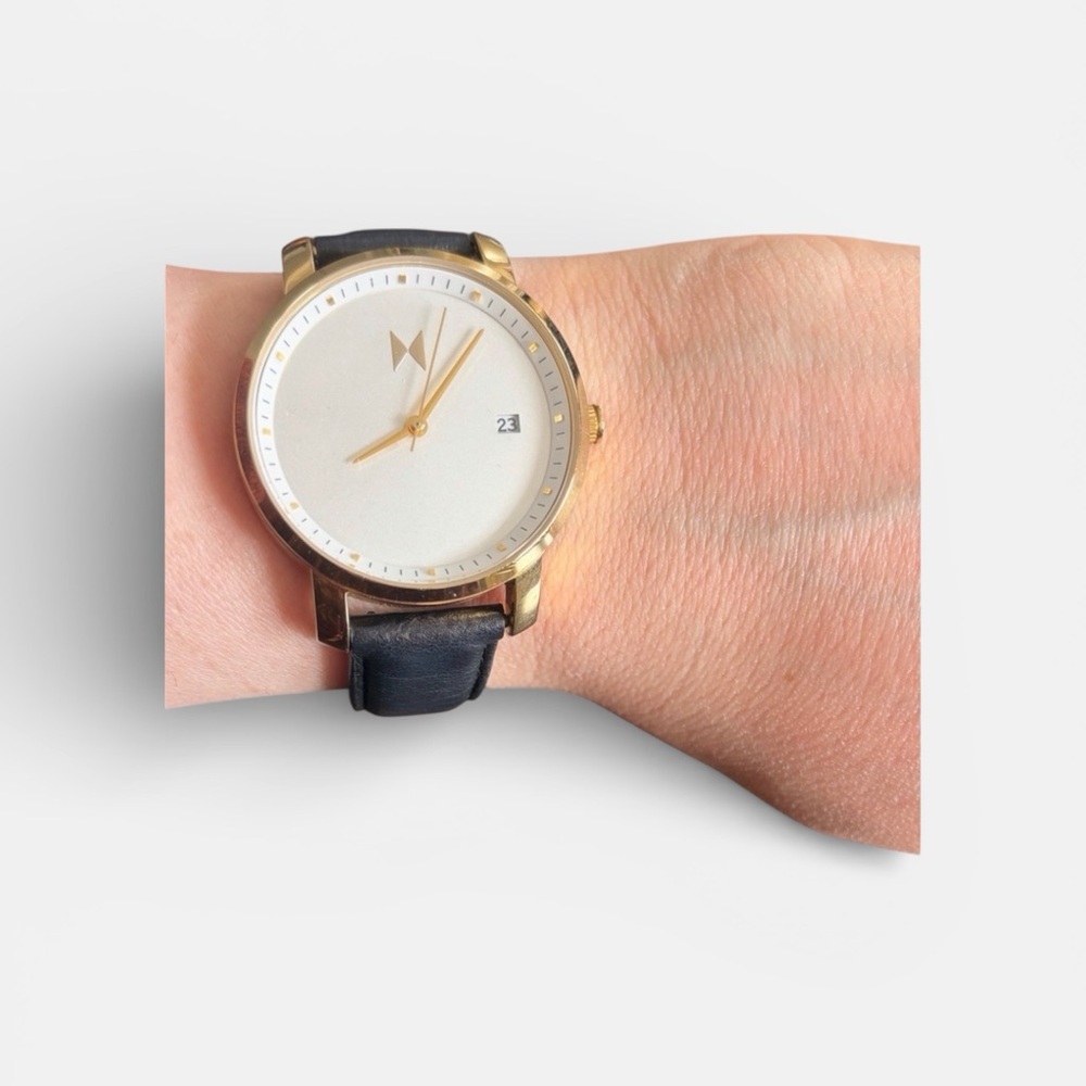 MVMT Gold and Black Women’s Watch